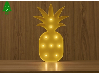 Creative light for pineapple shapes