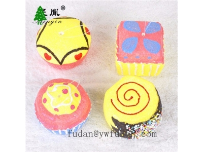 Novelty Hanging Foam Artificial Cake Christmas decoration Cakes Xmas Tree Hanging Ornament