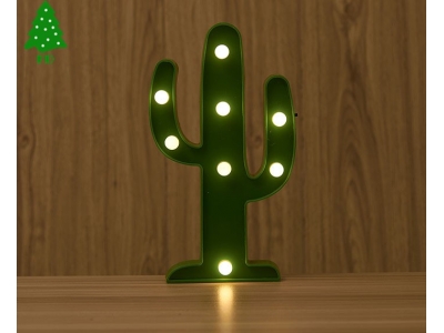 Cactus modelling lamp creative night light multi-letter