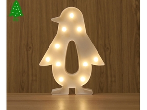 A penguin creative lamp