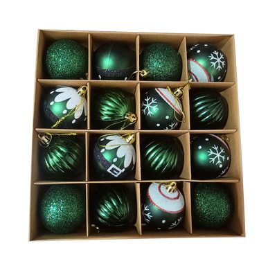 Green Christmas Balls 16ct 2.36” Shatterproof Plastic &nbsp;Xmas Tree Decorative St. Patrick's Day Ball