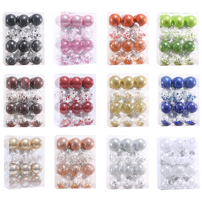 24pcs/6cm PET high transparent ball